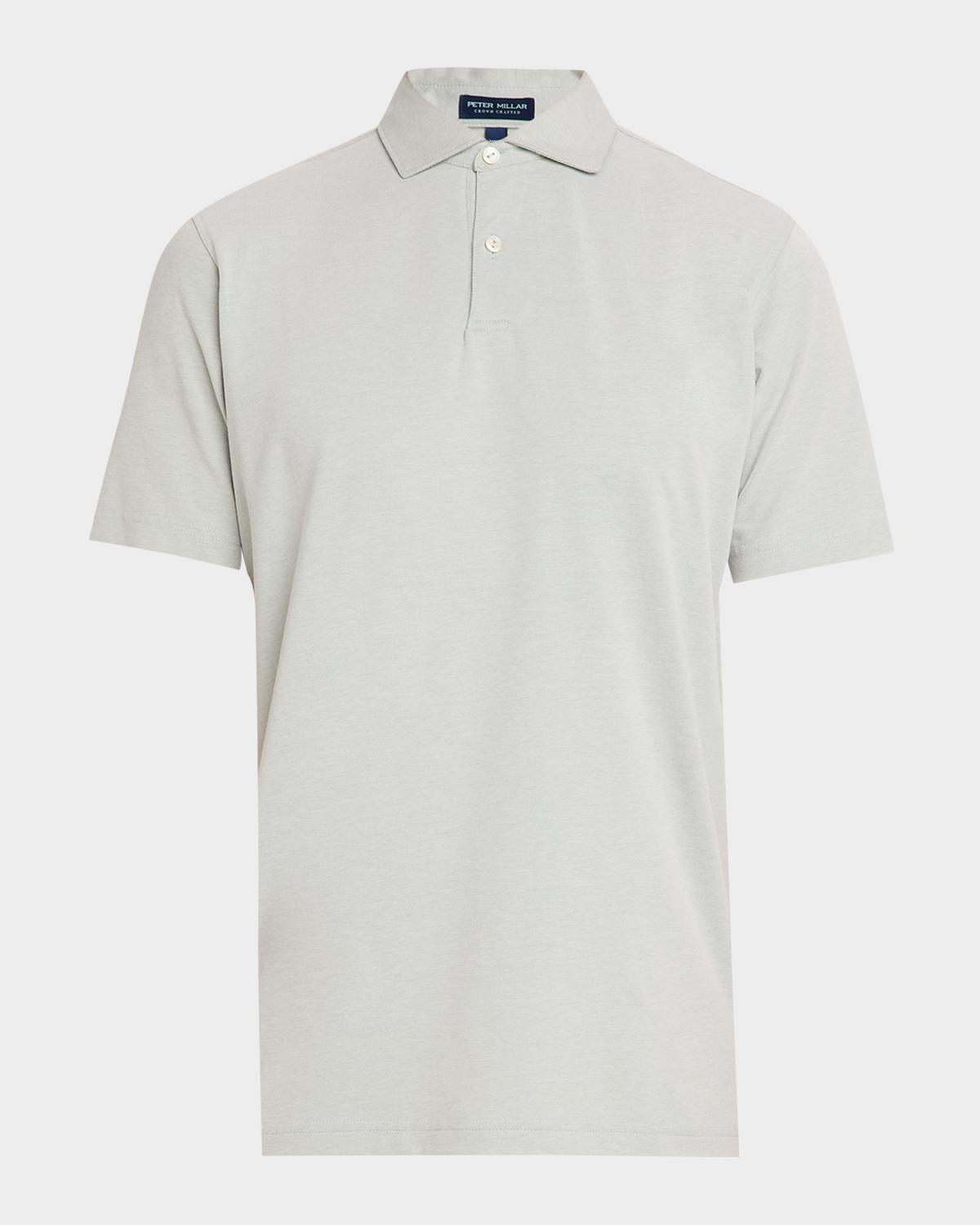 Peter Millar Men's Crown Crafted Albatross Cotton-Blend Pique Polo Shirt
