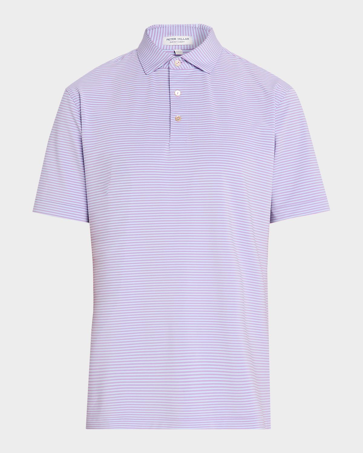 Peter Millar Men's Crown Sport Hales Performance Jersey Polo Shirt