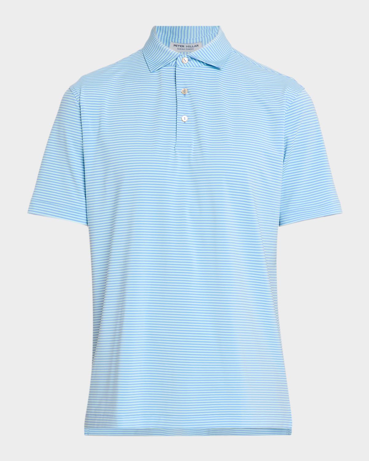 Peter Millar Men's Crown Sport Hales Performance Jersey Polo Shirt