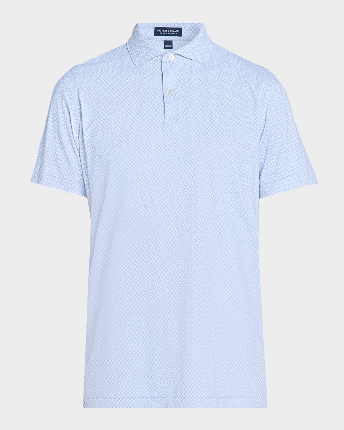 Peter Millar Men's Crown Crafted Mayfield Performance Jersey Polo Shirt