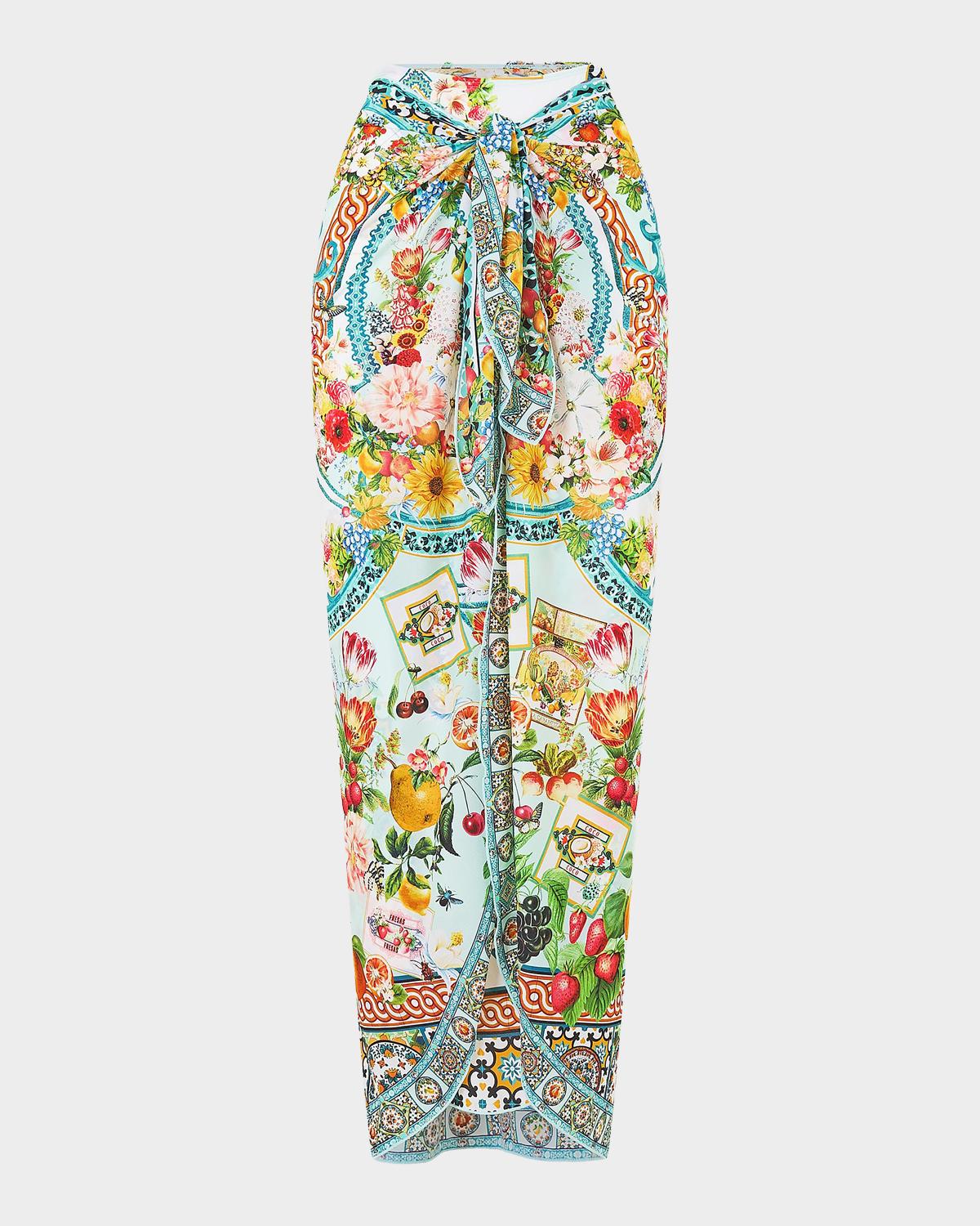 Camilla Magic Of The Mercado Print Long Sarong