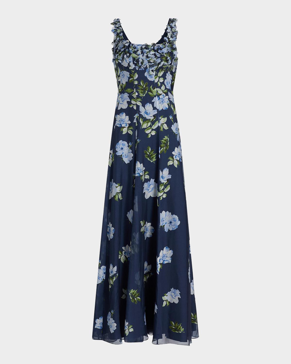 SACHIN BABI Indira Embellished Floral Gown
