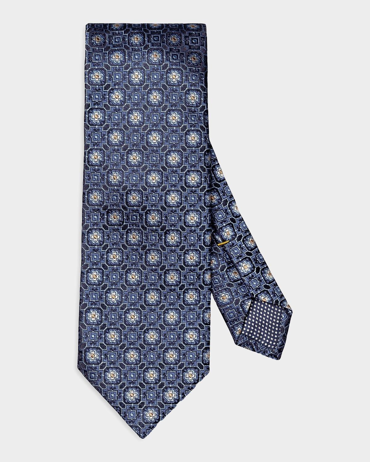 Eton Men's Medallion Silk Tie