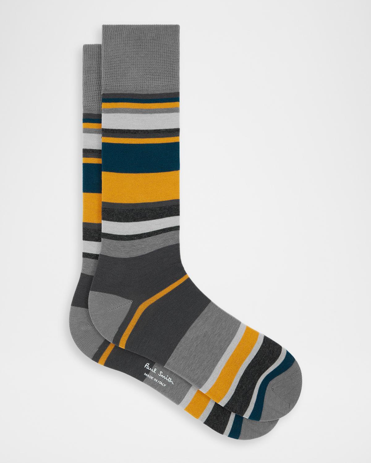 Men & apos;s Ozzy Multi-Stripe Crew Socks