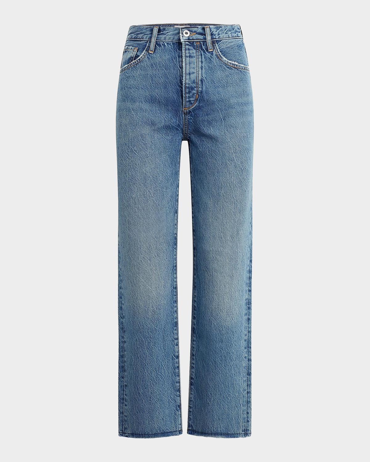 Warm Otto High Rise Straight-Leg Jeans