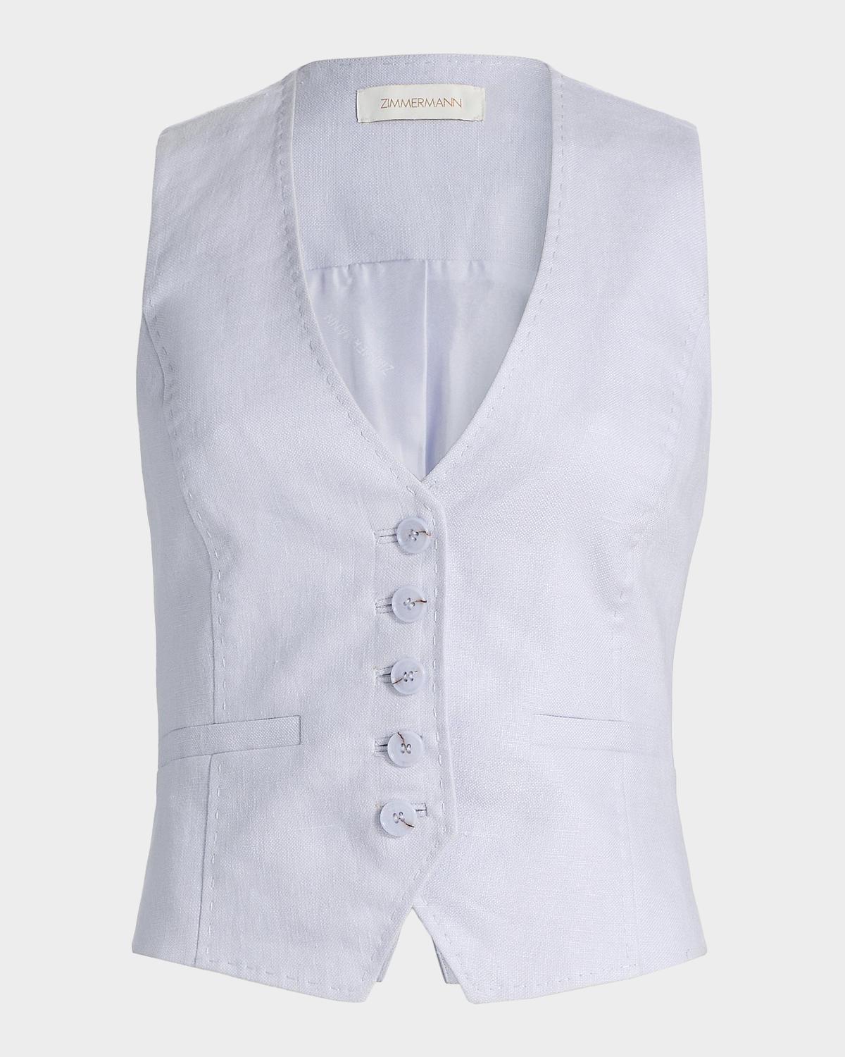 Zimmermann Luna Linen Vest
