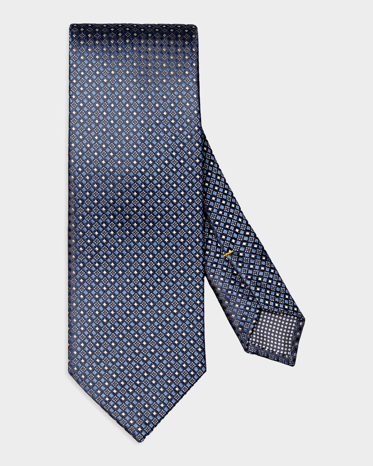 Eton Men's Basketweave Jacquard Silk Tie