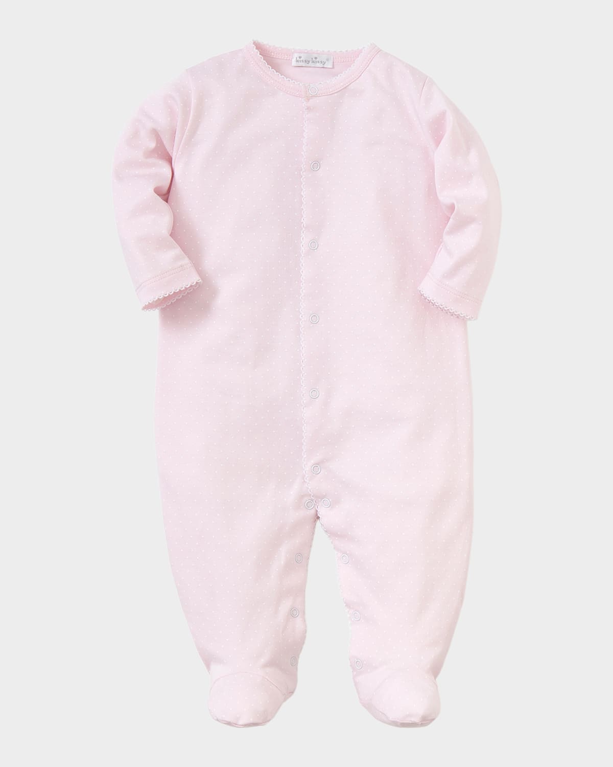 Kissy Kissy Kid 's Polka Dot Footie Playsuit, Size Newborn-9M