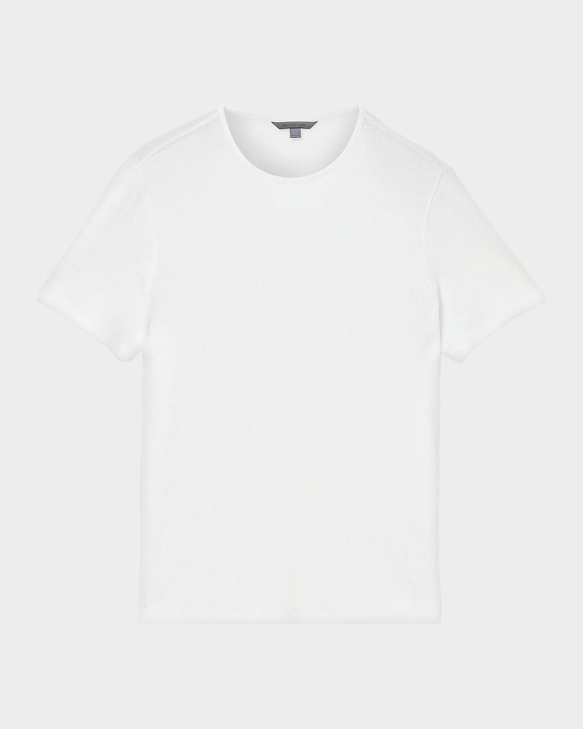 John Varvatos Men's Stanley Textured Pima Cotton T-Shirt
