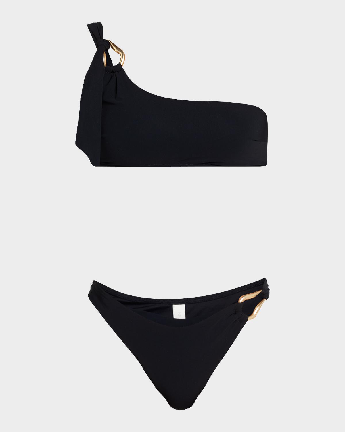 Zimmermann Roselight Trim Two-Piece Swimsuit