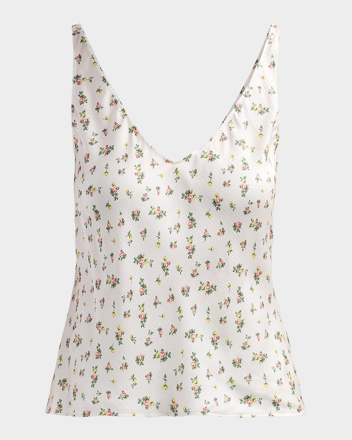 Cami NYC Rory Hammered Floral Camisole