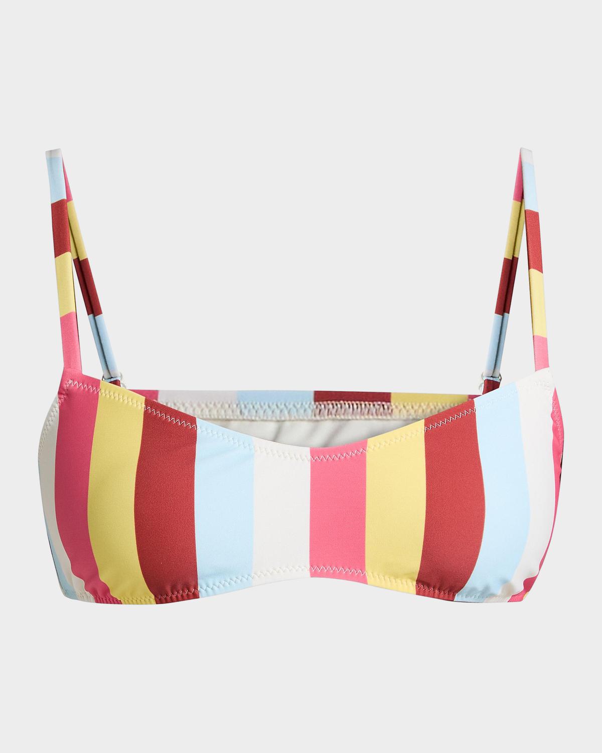 Solid and Striped The Rachel Stripe Bikini Top