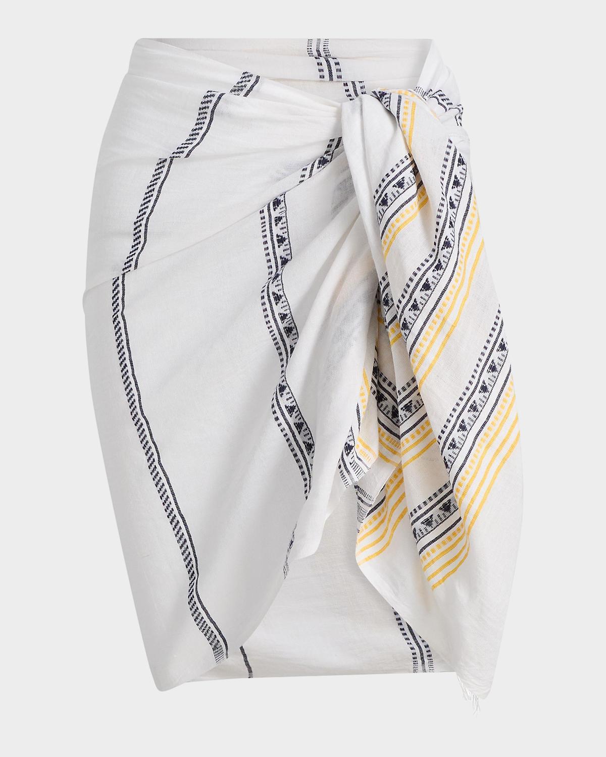 lemlem Lema Geometric Cotton Sarong