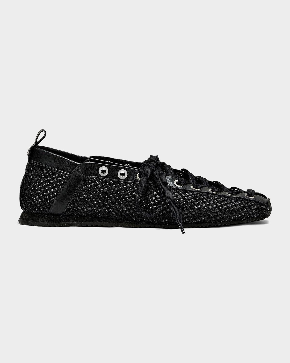 Ganni Sporty Ballerina Mesh Flats