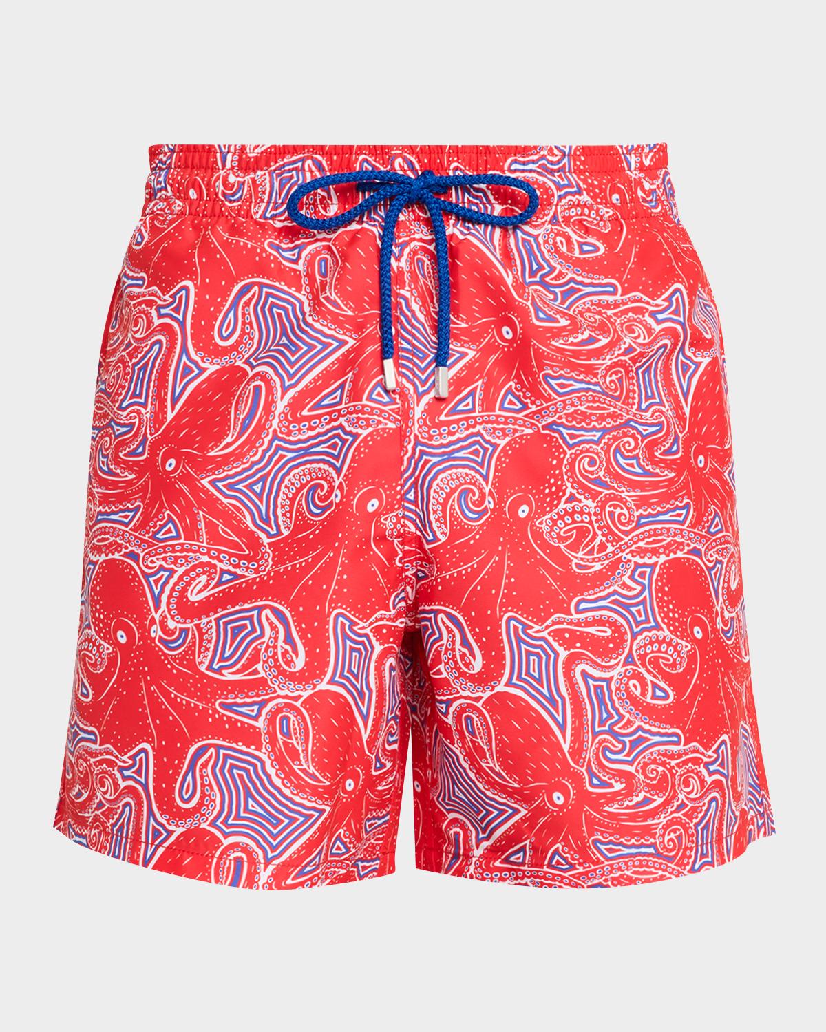 Vilebrequin Men's Hypnoptocus Nylon Swim Trunks