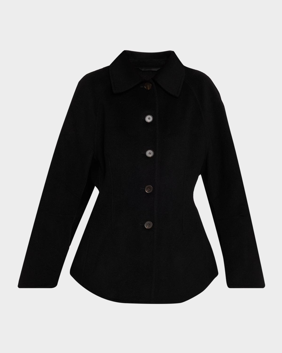 Róhe Double-Faced Wool Sculptural Jacket