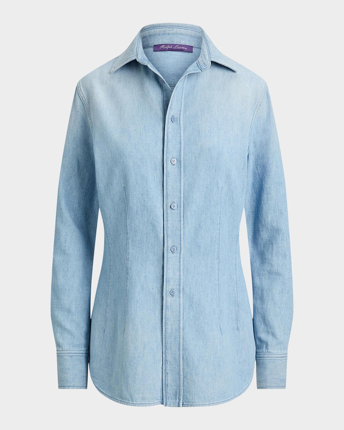 Ralph Lauren Collection Callie Cotton Denim Shirt