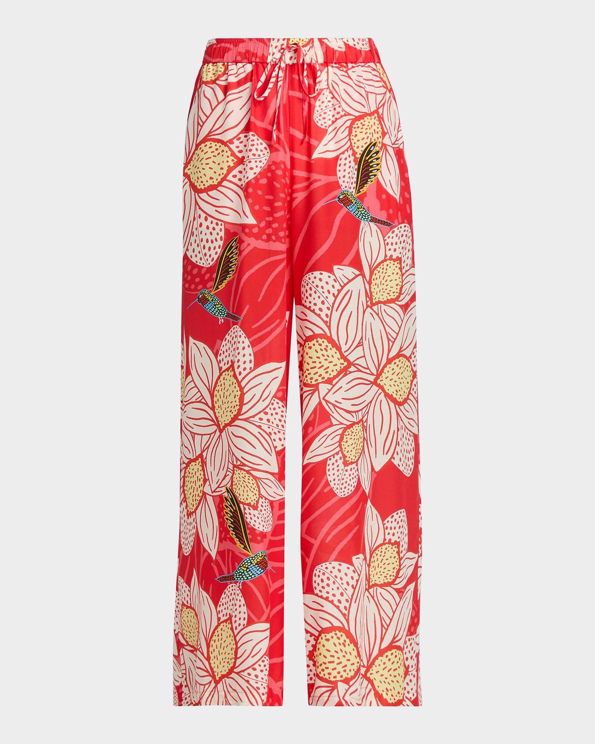 Johnny Was x Ashley Percival Zerua Wide-Leg Pants