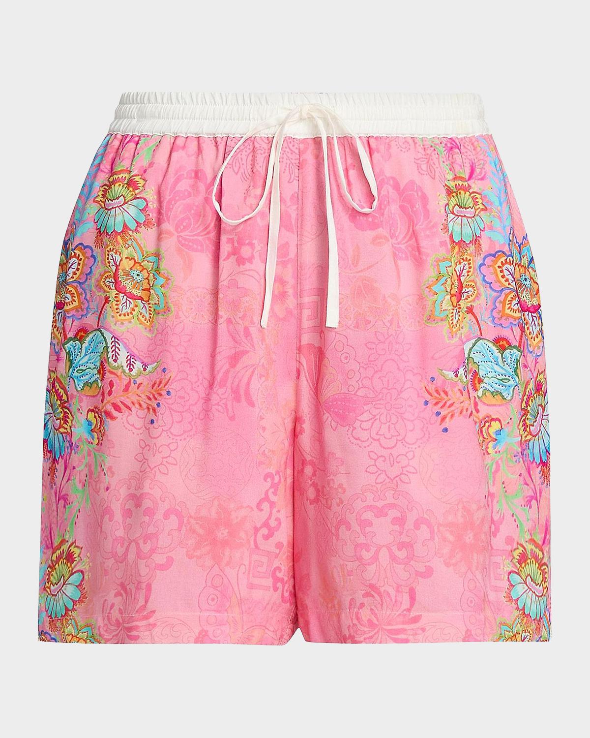 Johnny Was Roisin Floral Shorts