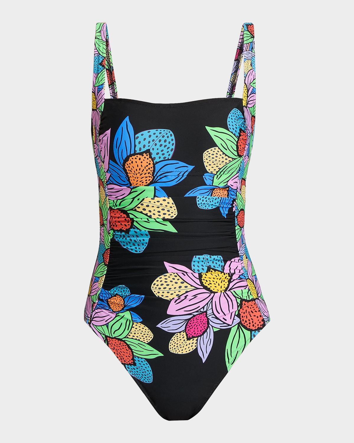 Johnny Was x Ashley Percival Marilyn Printed One-Piece Swimsuit