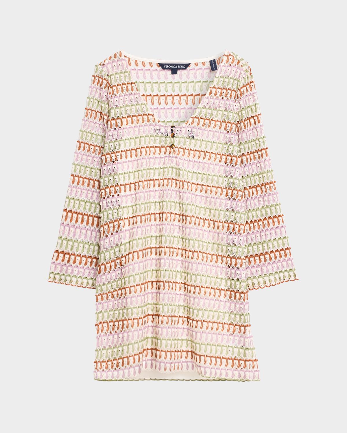Veronica Beard Novien Crochet Mini Dress