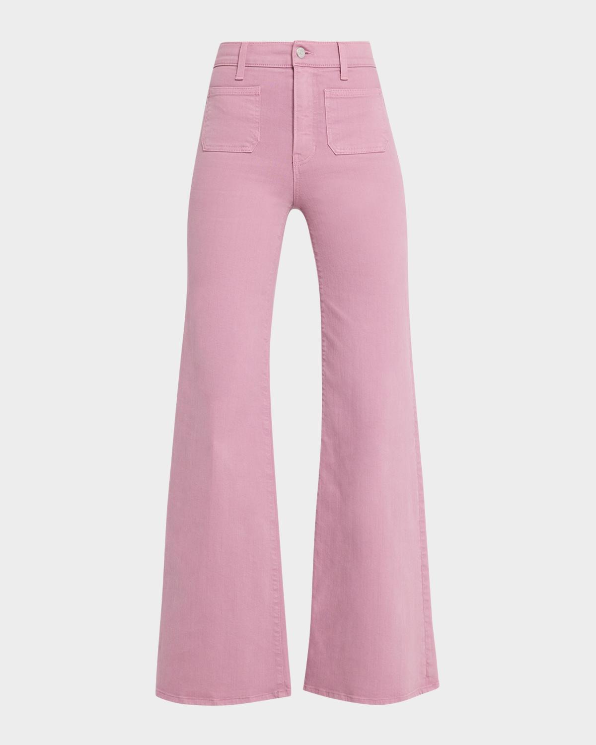Veronica Beard Joplin High-Rise Flare Jeans