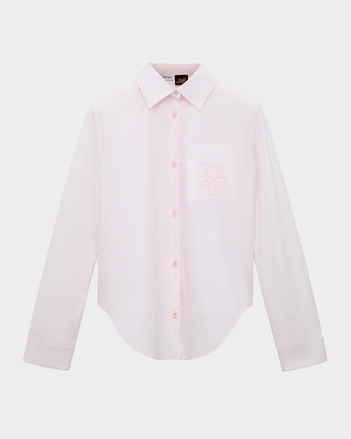 LOEWE x Paula's Ibiza Anagram-Pocket Button-Down Shirt