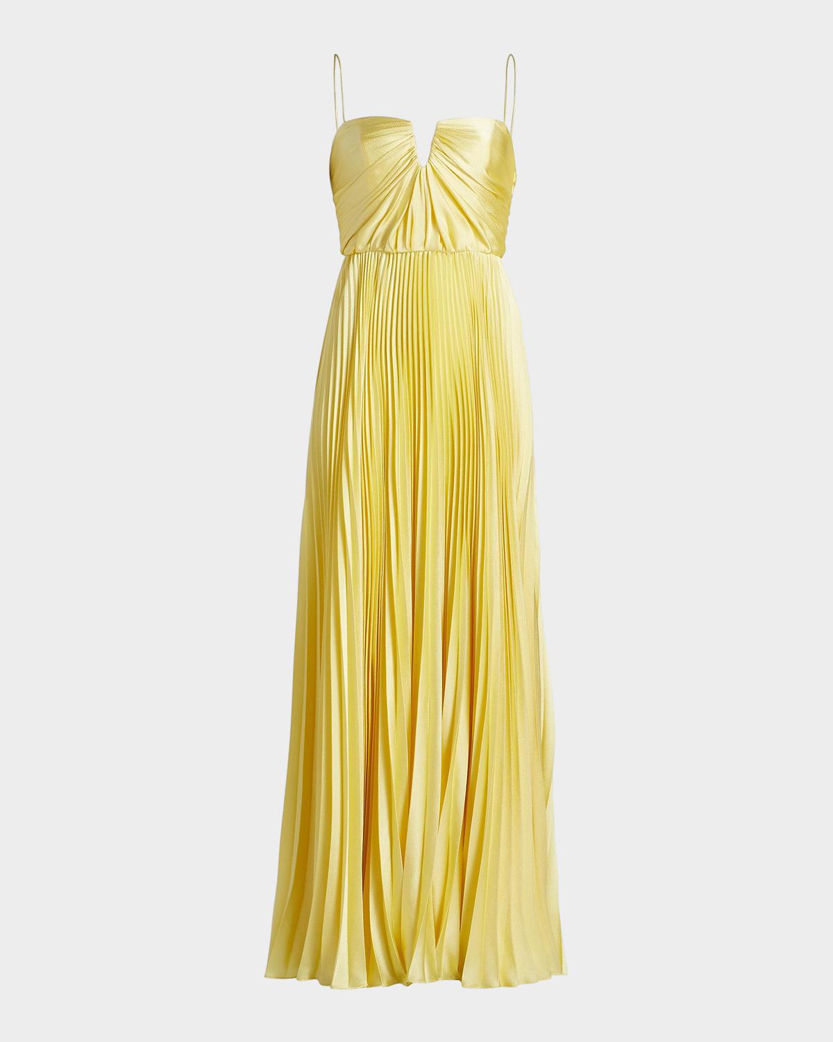 As It May Annna Hammered Satin Gown