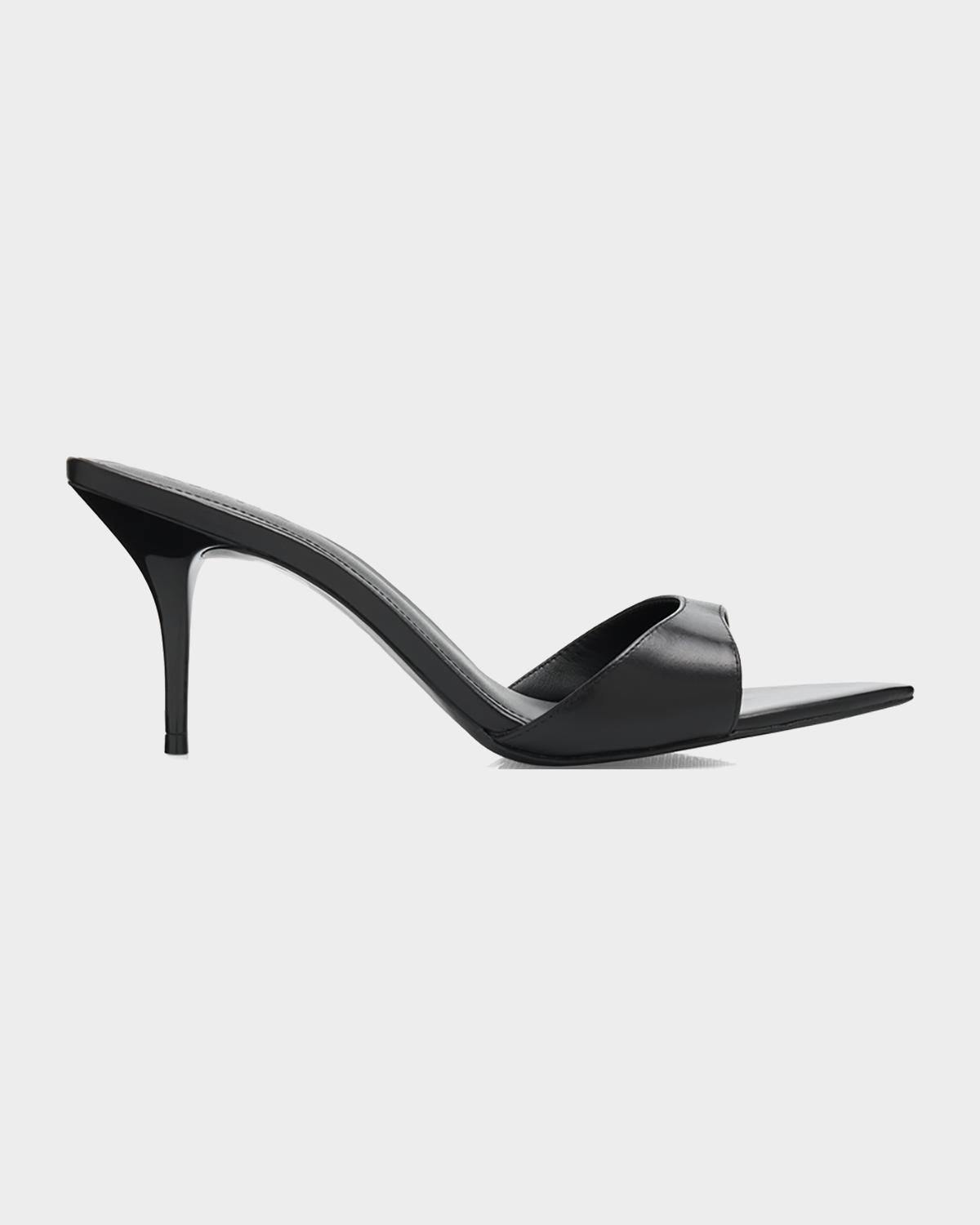 Schutz Elodie 75MM Leather Slip-On Sandals