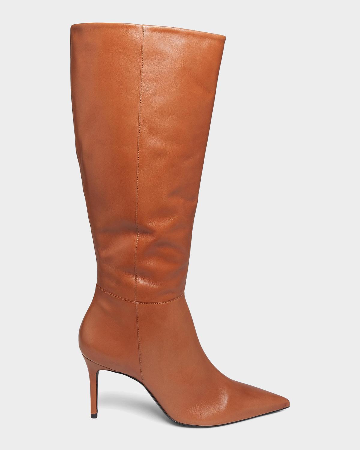 Schutz 90mm Mikki Leather Knee-High Boots