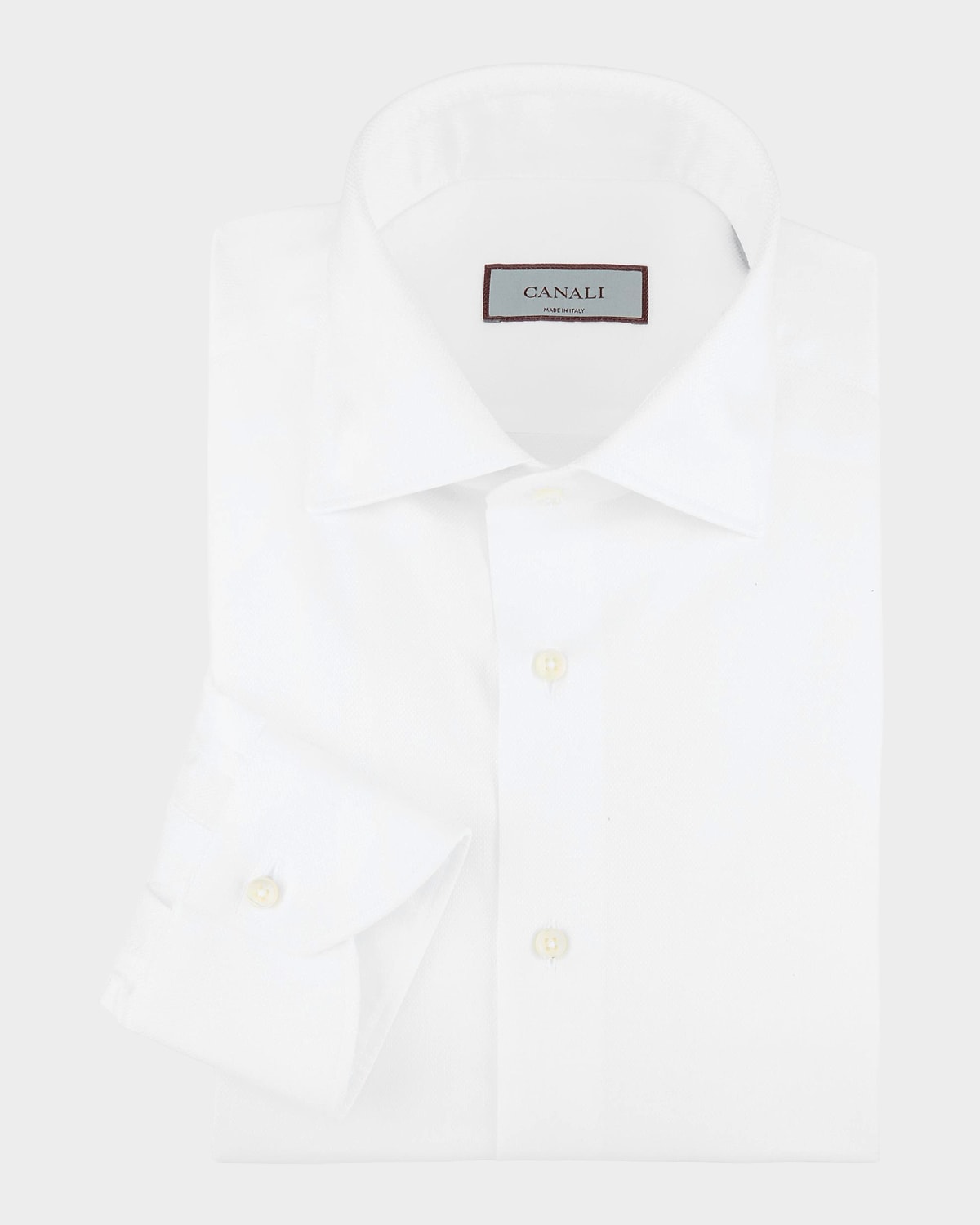 Canali Men 's Textured Wool Modern-Fit Dress Shirt | Thumbnail 1 Canali Men 's Textured Wool Modern-Fit Dress Shirt | Thumbnail 1