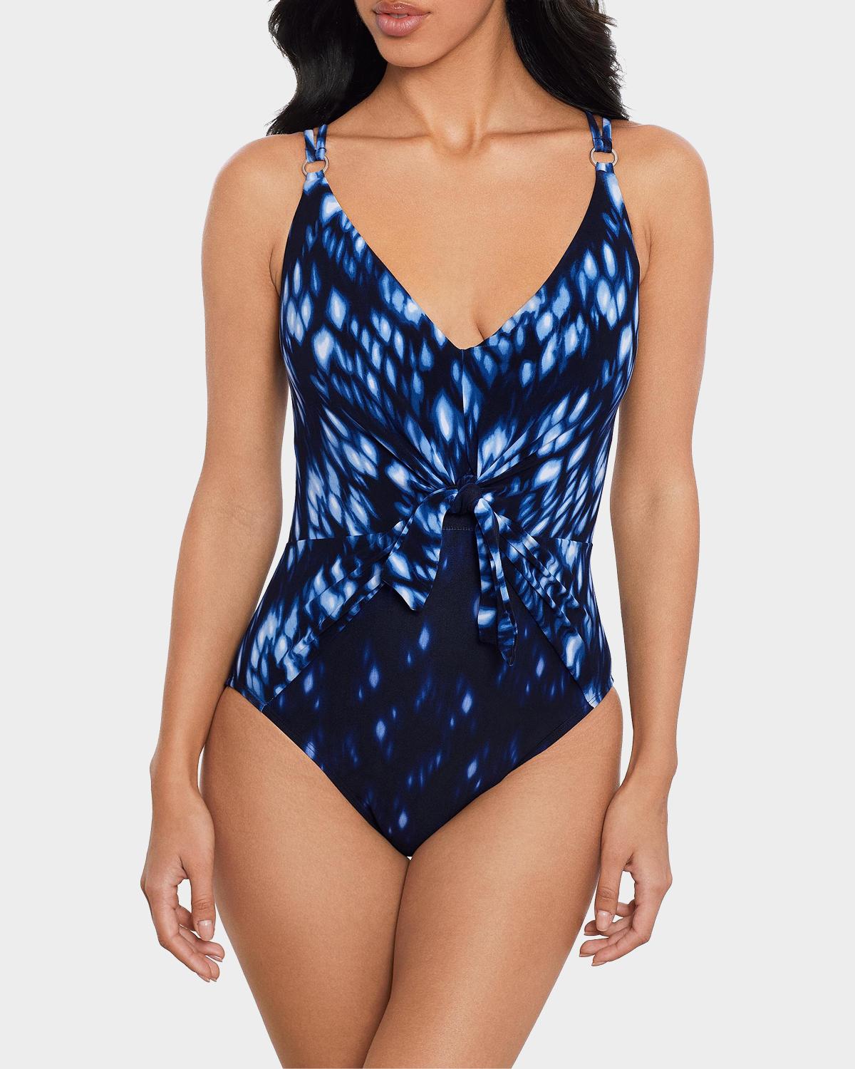 Magicsuit Indio Saki Tie-Waist One-Piece Swimsuit