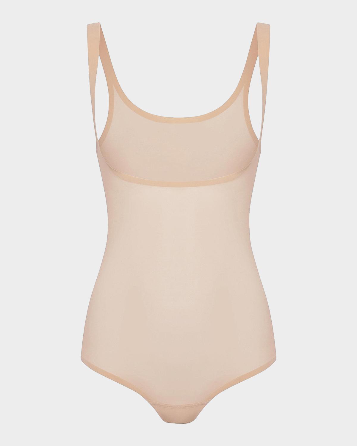 Wolford Form-Fitting Sheer Tulle Bodysuit
