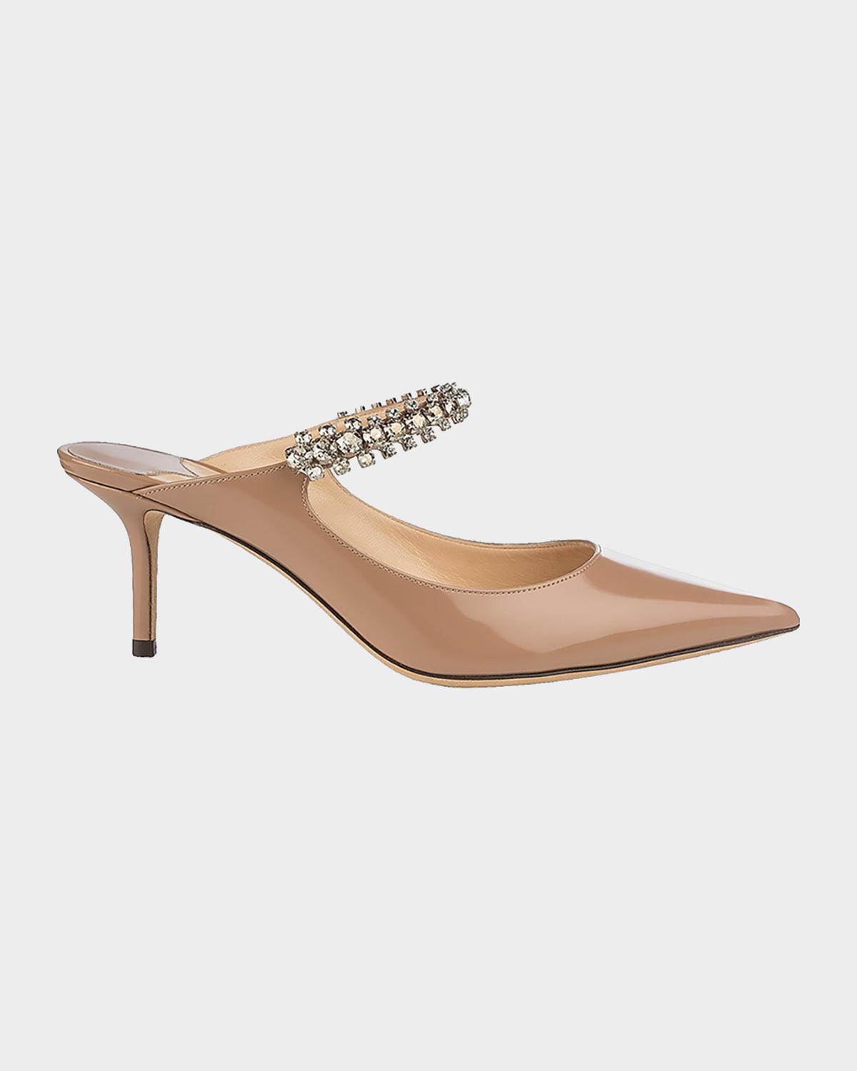 65mm Bing Embellished Patent Leather Pumps