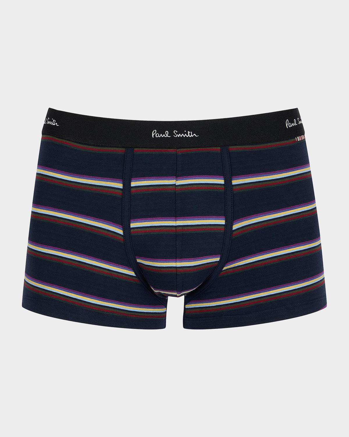 Paul Smith Men's Kyle Striped Stretch-Cotton Boxer Brief