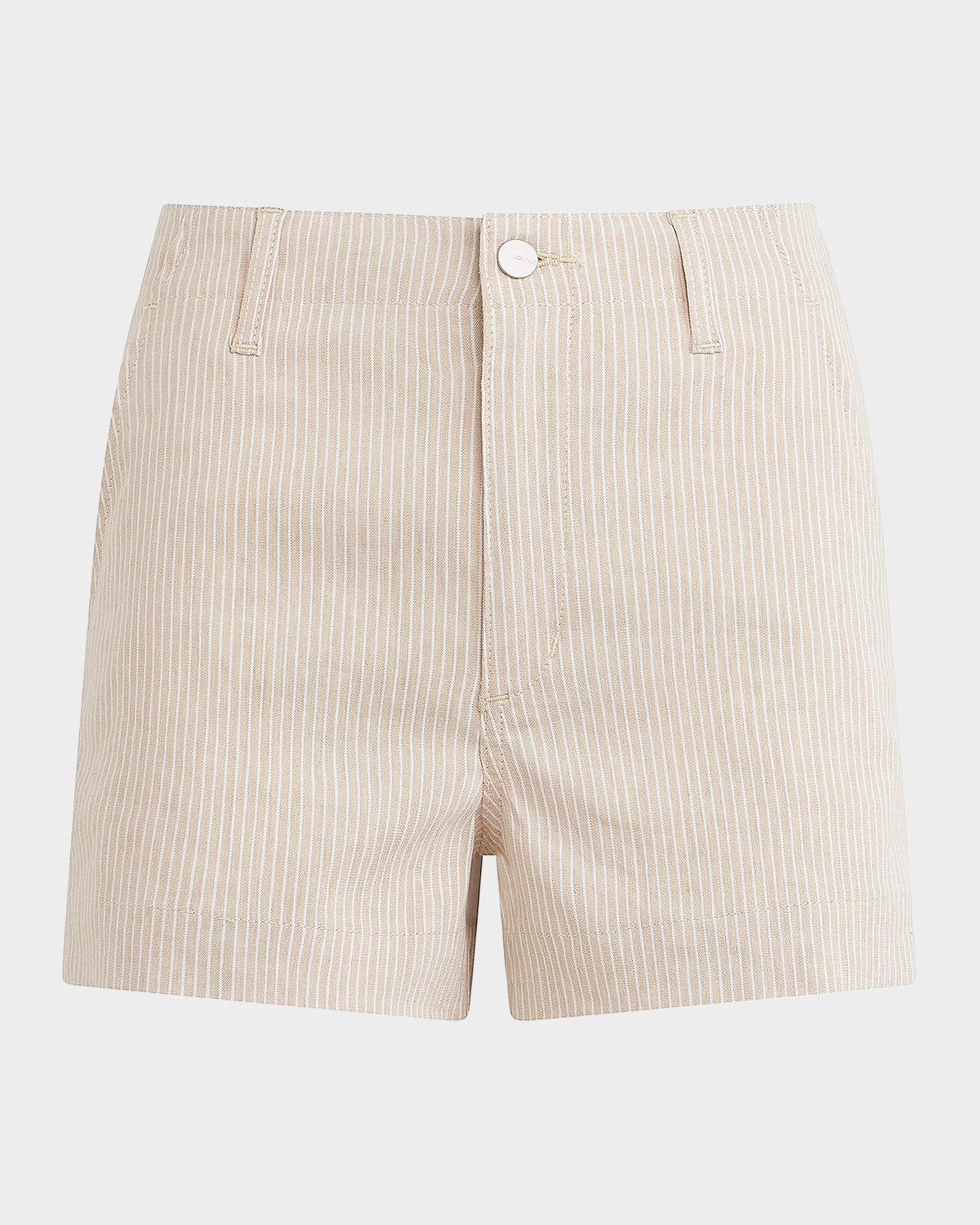 Joe's Jeans The Karter Striped Linen-Blend Shorts