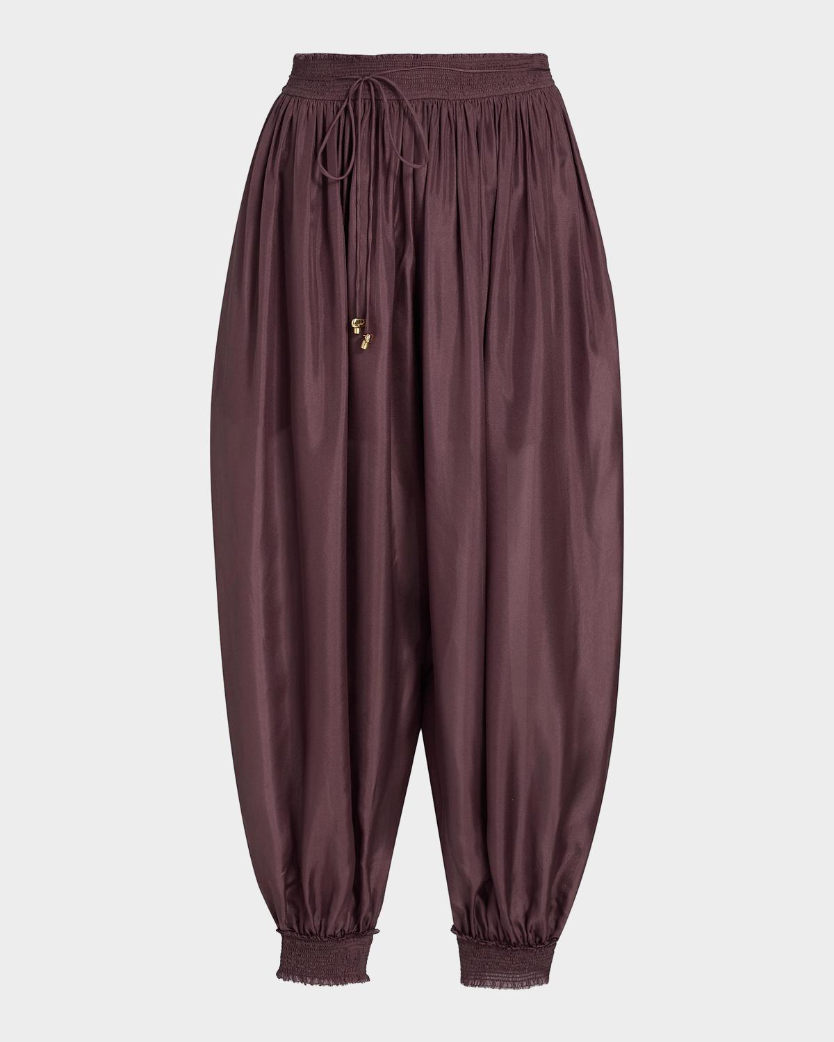 Zimmermann Aster Silk Harem Pants