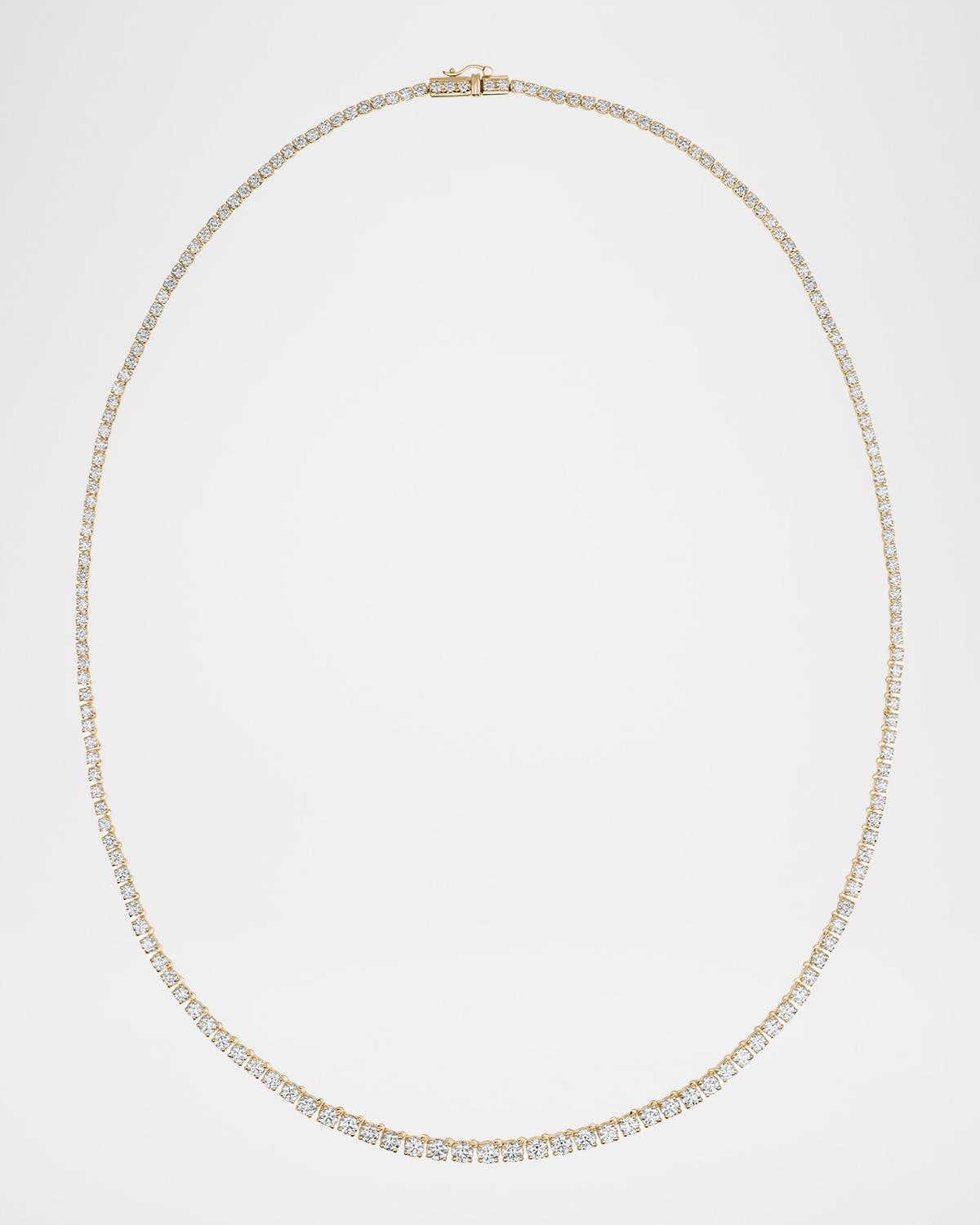 Graduating Diamond Tennis Necklace