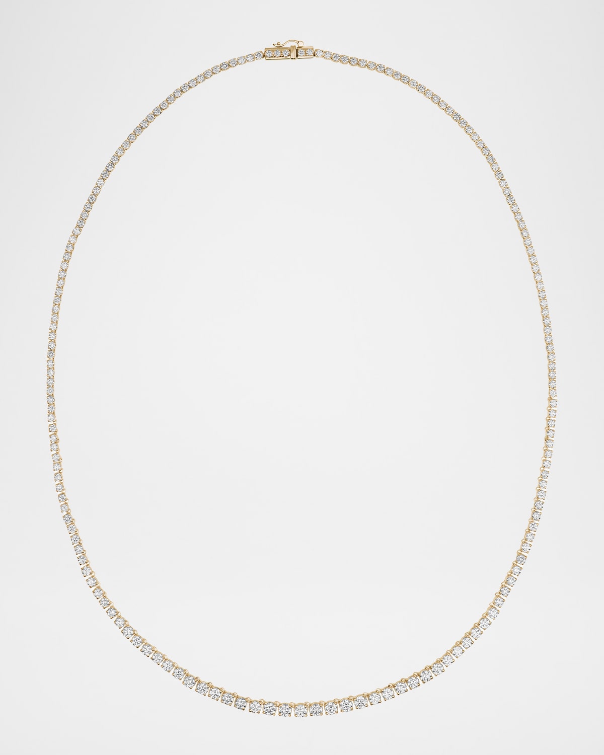 LANA Graduating Diamond Tennis Necklace