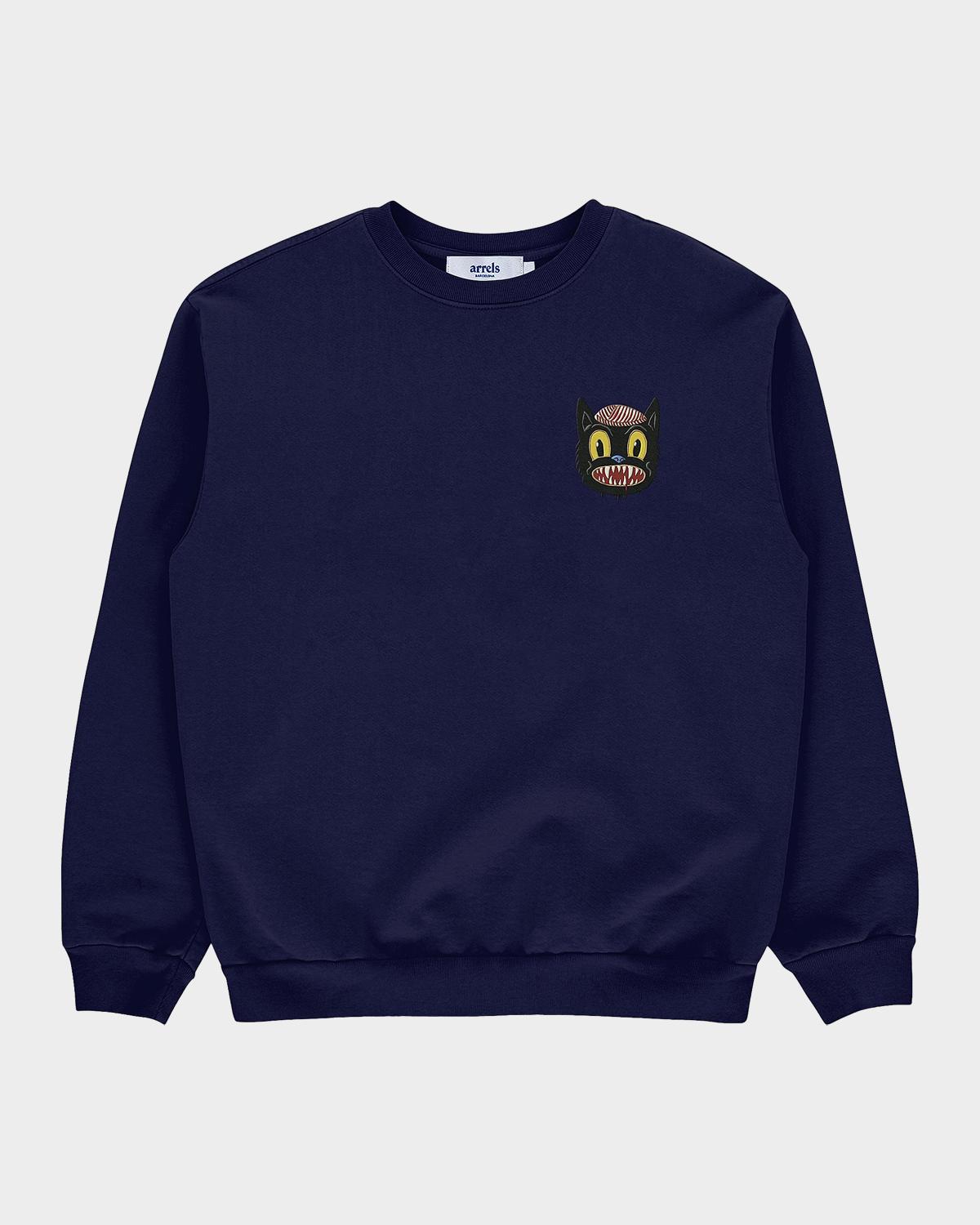 Men & apos;s Small Cat Graphic Cotton Sweatshirt