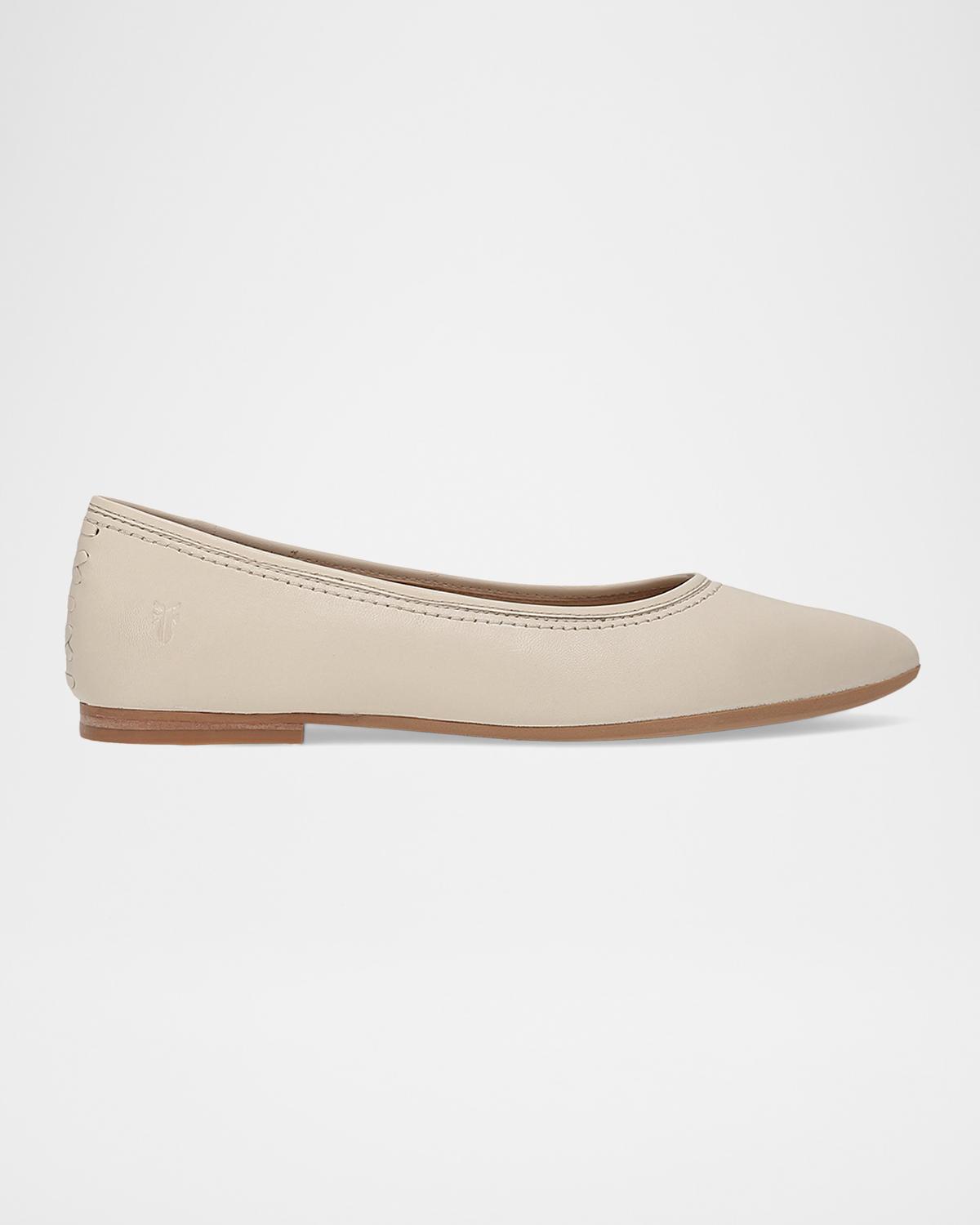 Frye Heather Leather Ballerina Flats