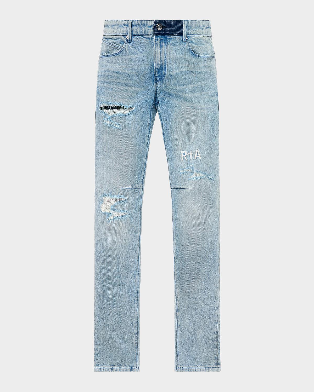 RTA Men's Chaparral Clayton Distressed Skinny Jeans