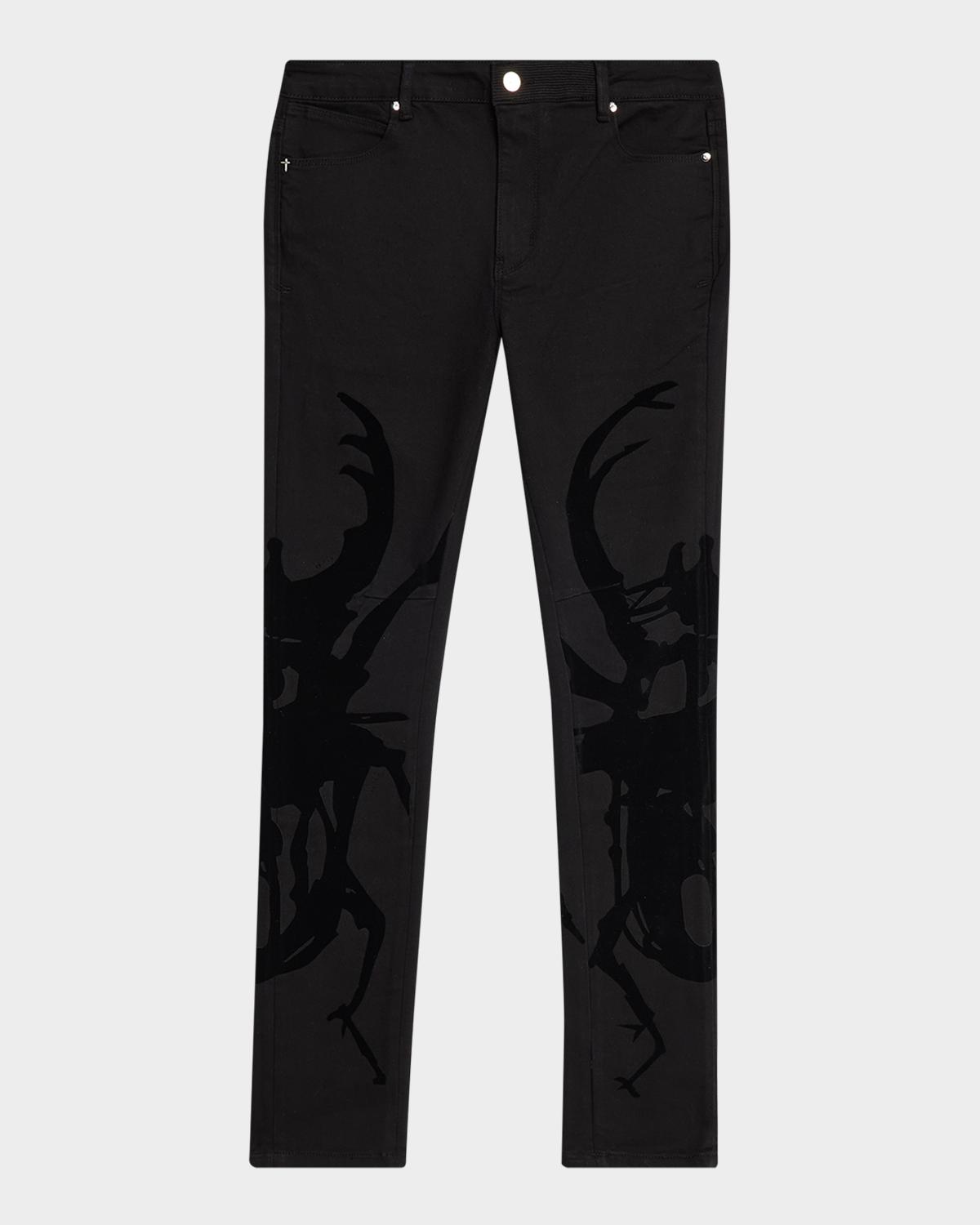 RTA Men's Chaparral Bryant Printed Skinny Jeans