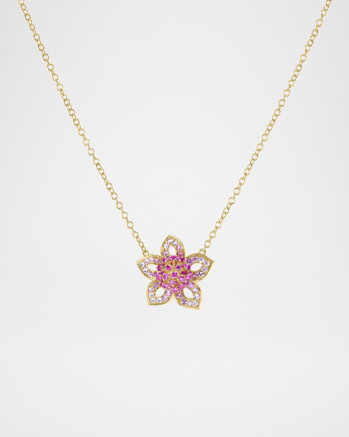 Mana Necklace with Pink Sapphires