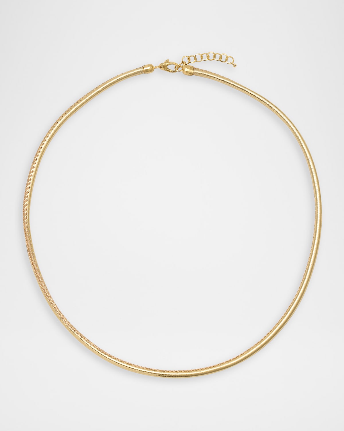 Octavia Elizabeth Gold Vegan Leather Necklace