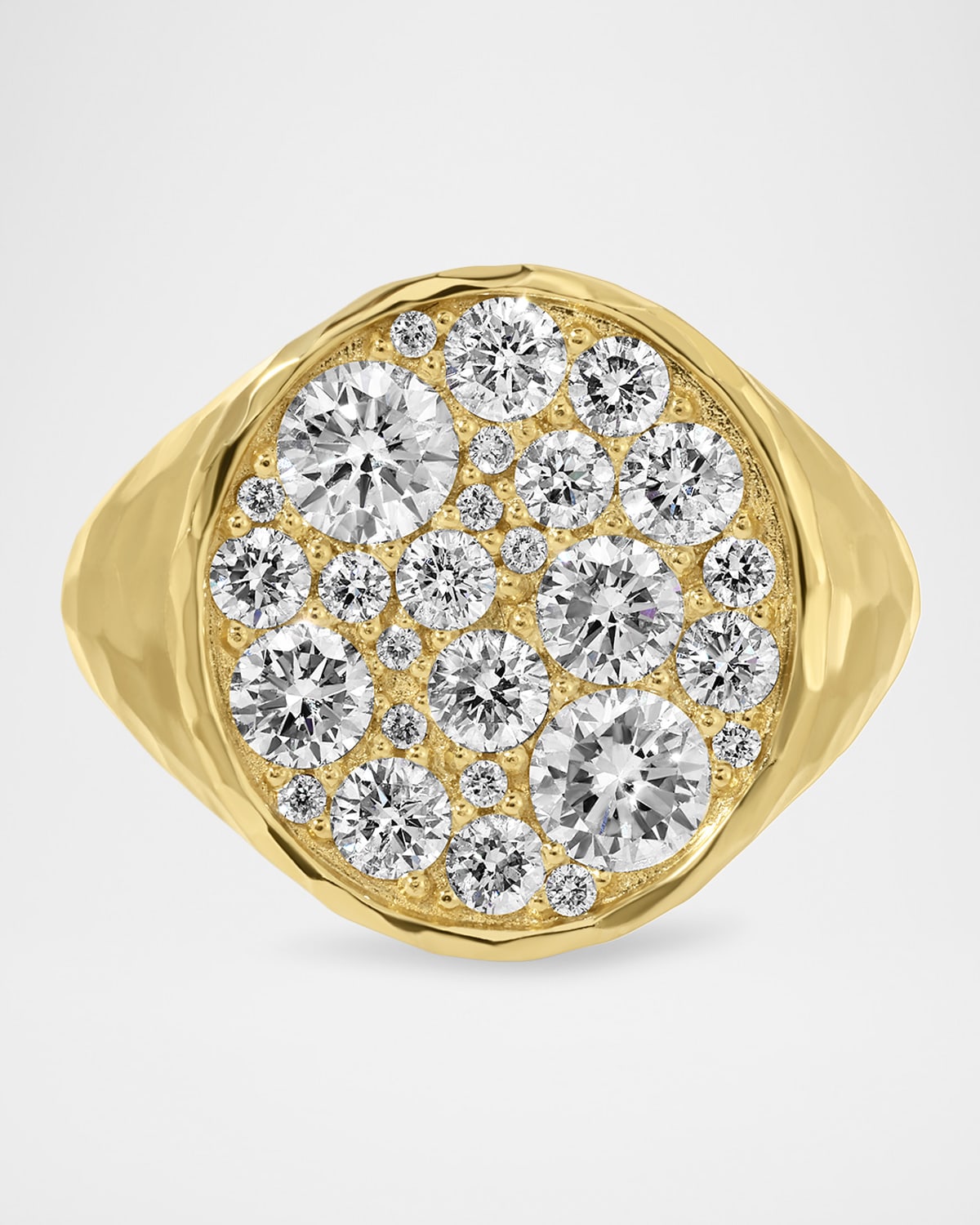 Octavia Elizabeth Octavia Diamond Signet Ring
