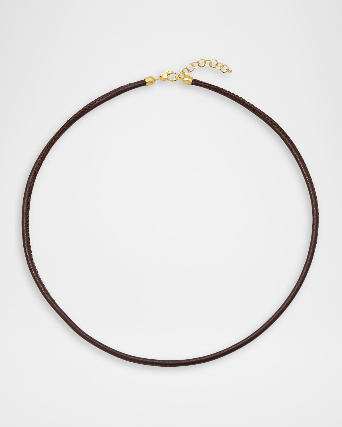 Octavia Elizabeth Brown Vegan Leather Necklace