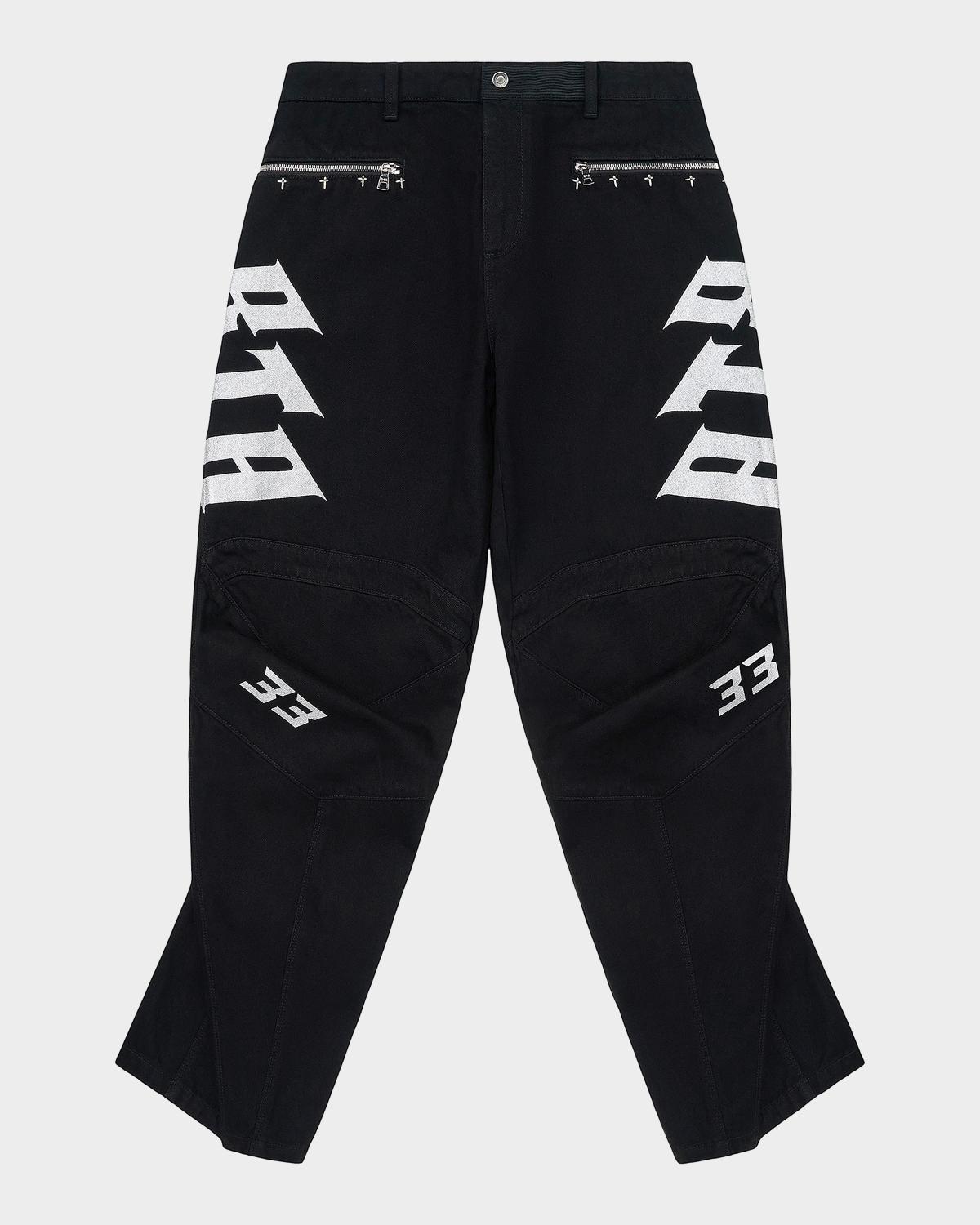 RTA Men's Chaparral Alwin Cotton Moto Pants