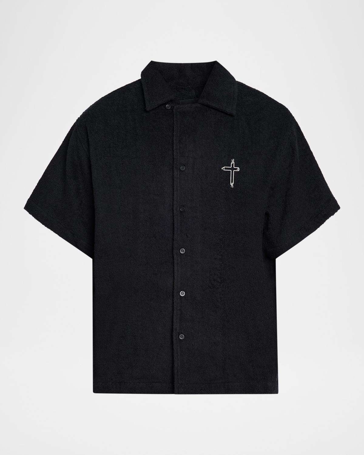 RTA Men's Chaparral Nathan Cotton Terry Camp Shirt
