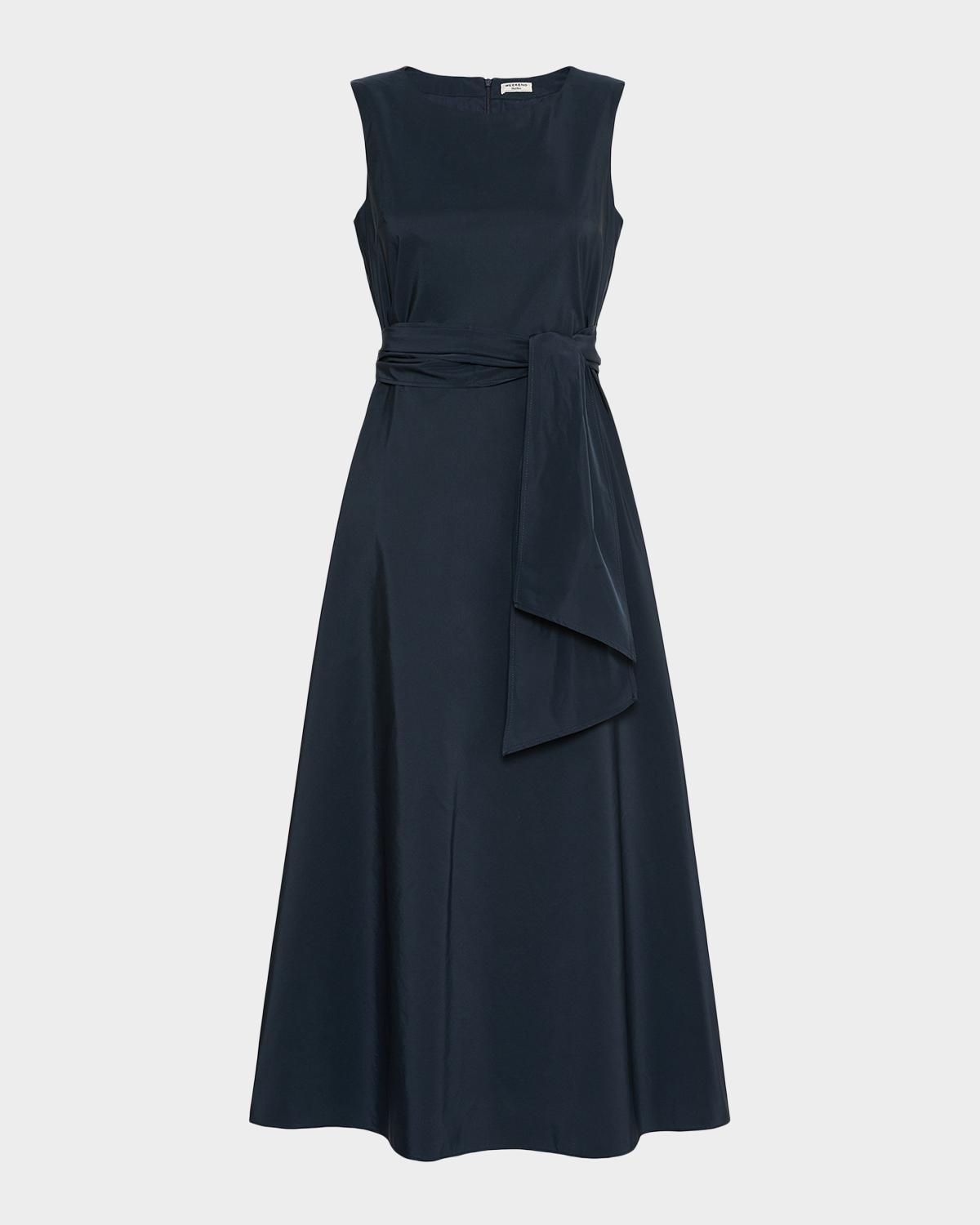Weekend Max Mara Sleeveless Tie-Waist Midi Dress